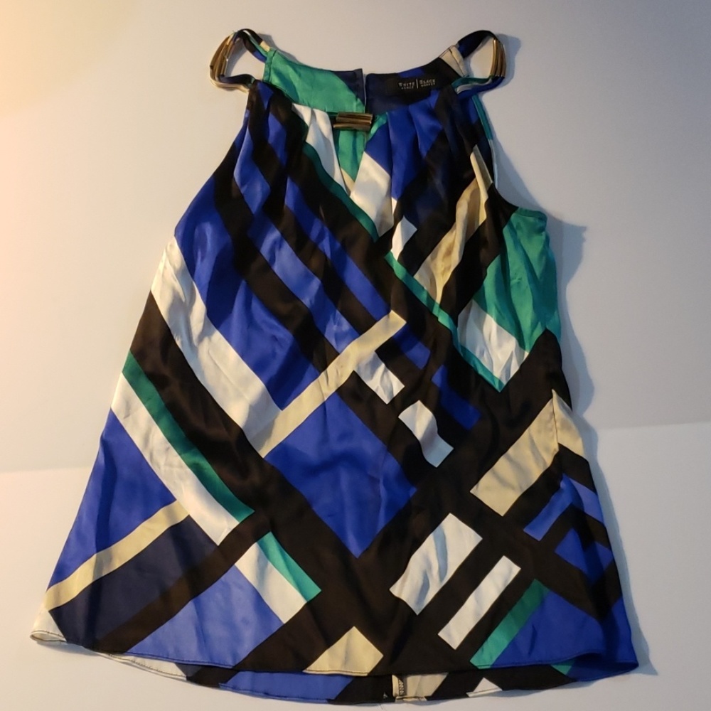 White House Black Market silk sleeveless top